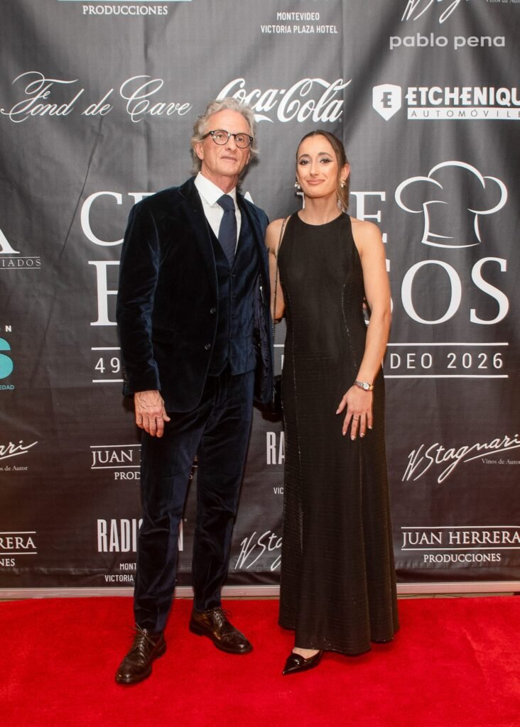 Cena de Famosos 2026: la 49° edición volvió a brillar en el Radisson Montevideo 6 Pedro Konrad y Lucia Bentancur